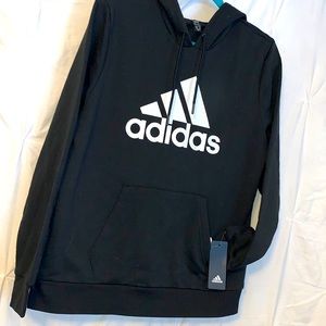 BRAND NEW WITH TAGS NWT Adidas Golf Black and white Hoodie SUPER SOFT LARGE